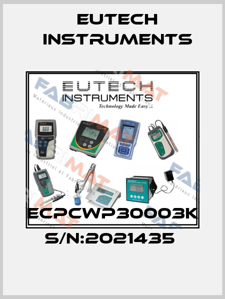 ECPCWP30003K S/N:2021435  Eutech Instruments