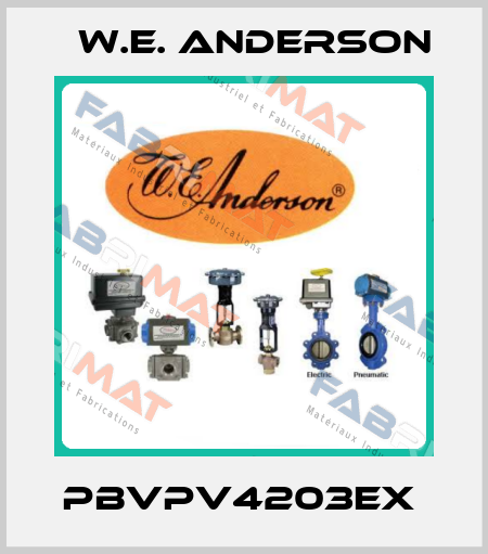 PBVPV4203EX  W.E. ANDERSON