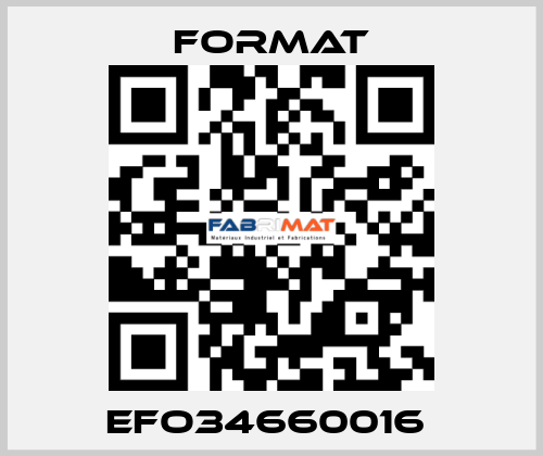 EFO34660016  Format