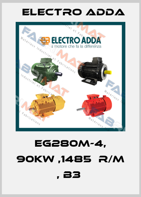 EG280M-4, 90KW ,1485  R/M , B3  Electro Adda