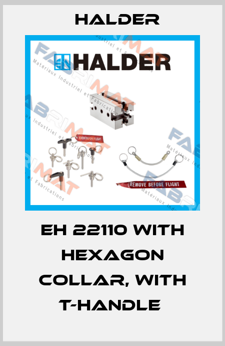 EH 22110 WITH HEXAGON COLLAR, WITH T-HANDLE  Halder