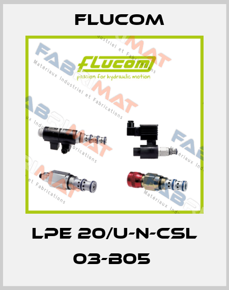 LPE 20/U-N-CSL 03-B05  Flucom