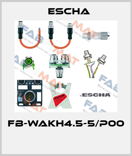 FB-WAKH4.5-5/P00  Escha
