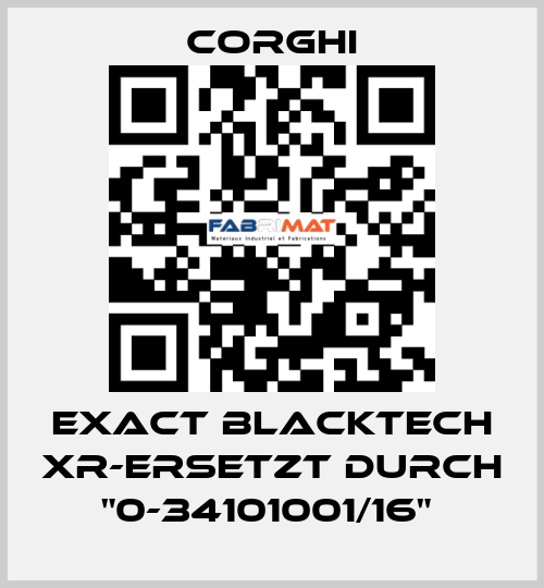 EXACT BLACKTECH XR-Ersetzt durch "0-34101001/16"  Corghi