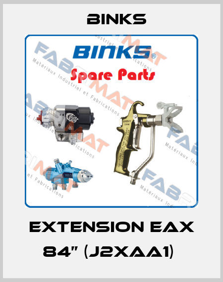 EXTENSION EAX 84” (J2XAA1)  Binks