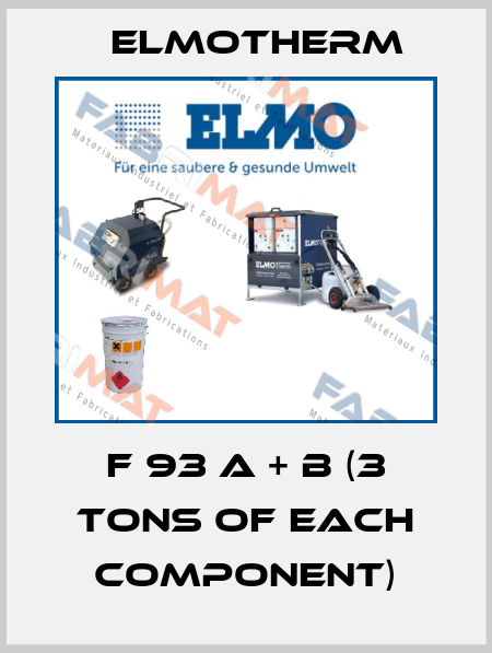 F 93 A + B (3 TONS OF EACH COMPONENT) Elmotherm