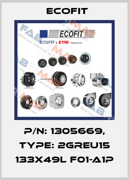 P/N: 1305669, Type: 2GREu15 133x49L F01-A1p Ecofit