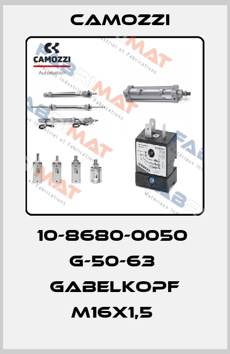 10-8680-0050  G-50-63  GABELKOPF M16X1,5  Camozzi