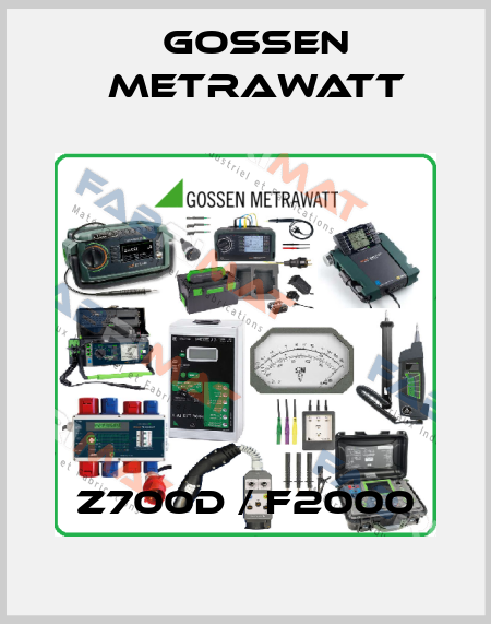 Z700D / F2000 Gossen Metrawatt