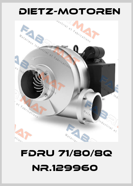 FDRU 71/80/8Q NR.129960  Dietz-Motoren