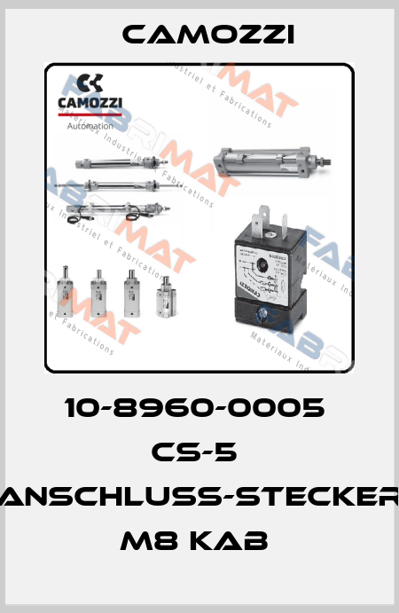 10-8960-0005  CS-5  ANSCHLUSS-STECKER M8 KAB  Camozzi