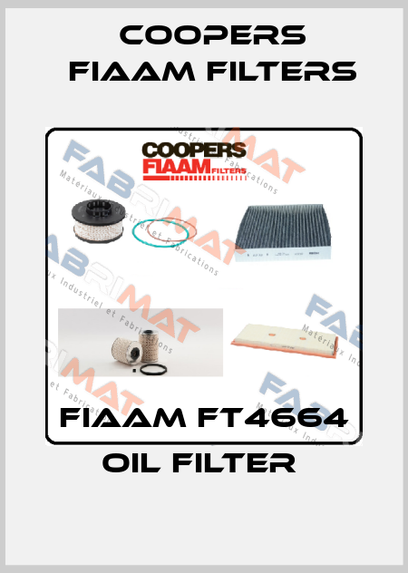 FIAAM FT4664 OIL FILTER  Coopers Fiaam Filters