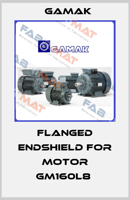 FLANGED ENDSHIELD FOR MOTOR GM160L8  Gamak