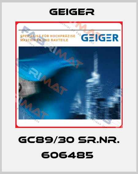 Gc89/30 Sr.Nr. 606485  Geiger