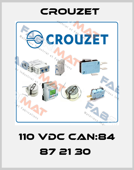 110 VDC CAN:84 87 21 30  Crouzet