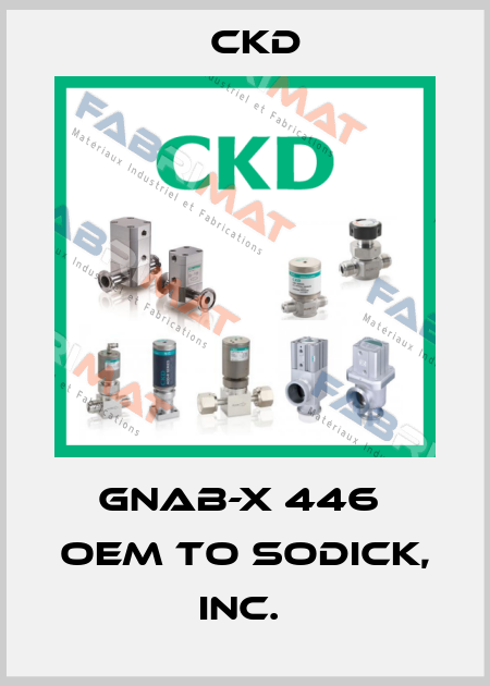 GNAB-X 446  OEM to Sodick, Inc.  Ckd