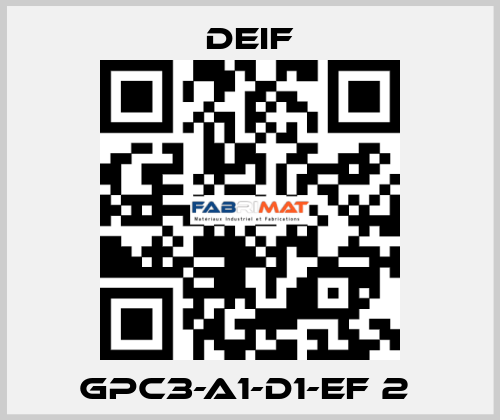 GPC3-A1-D1-EF 2  Deif