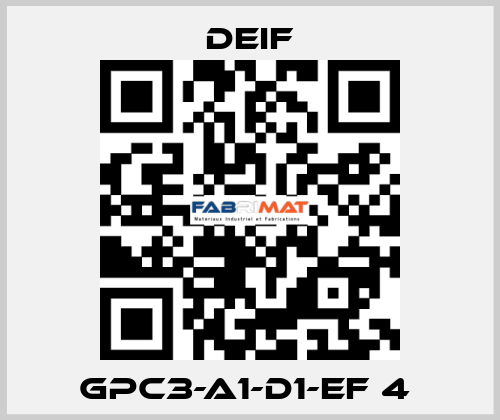 GPC3-A1-D1-EF 4  Deif