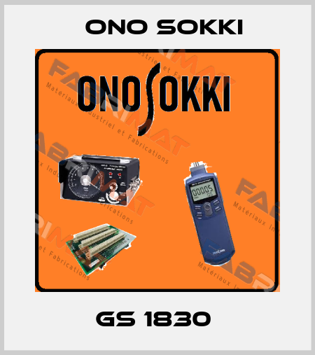 GS 1830  Ono Sokki