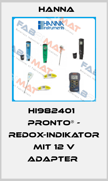 HI982401   PRONTO® - REDOX-INDIKATOR MIT 12 V ADAPTER  Hanna