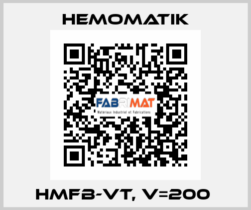 HMFB-VT, V=200  Hemomatik