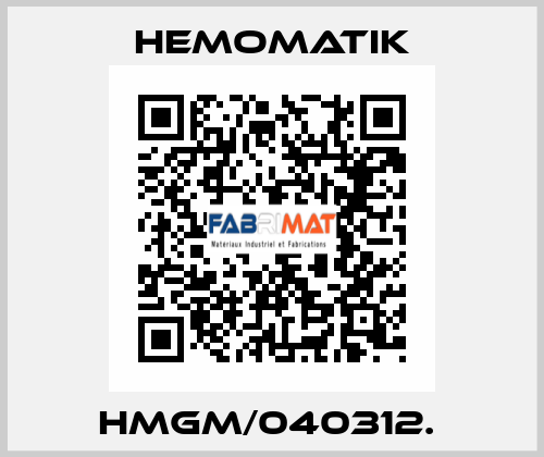 HMGM/040312.  Hemomatik