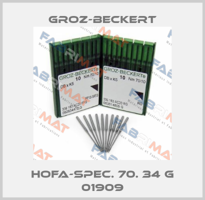 HOFA-SPEC. 70. 34 G 01909 Groz-Beckert