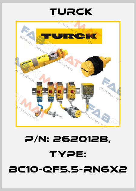 p/n: 2620128, Type: BC10-QF5.5-RN6X2 Turck