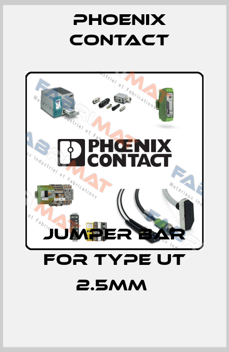 JUMPER BAR FOR TYPE UT 2.5MM  Phoenix Contact
