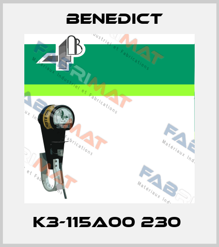K3-115A00 230  Benedict