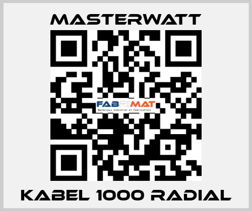 Kabel 1000 radial Masterwatt