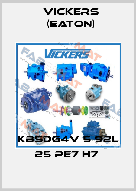 KBSDG4V 5 92L 25 PE7 H7  Vickers (Eaton)