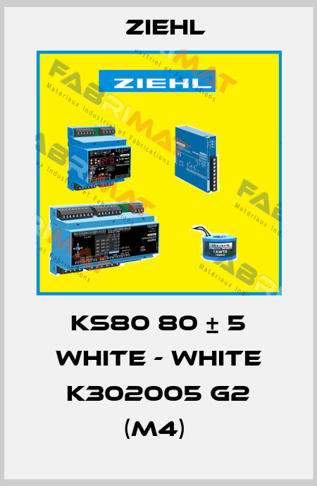 KS80 80 ± 5 WHITE - WHITE K302005 G2 (M4)  Ziehl