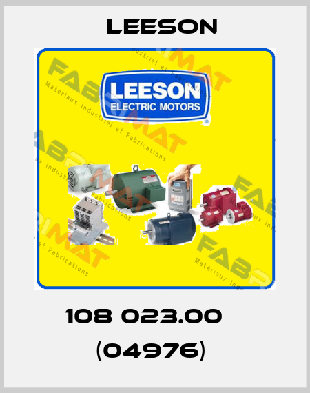 108 023.00    (04976)  Leeson