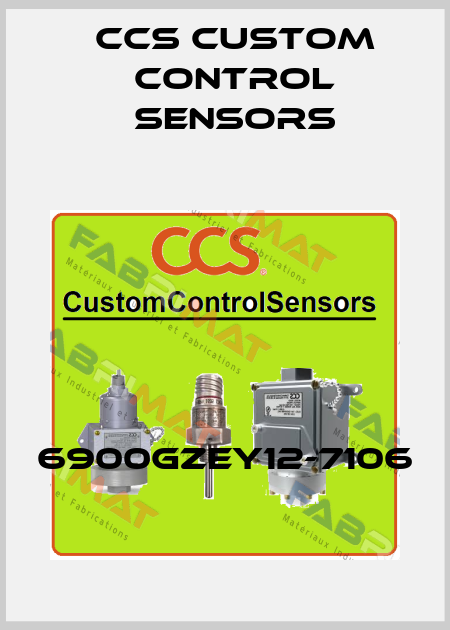 6900GZEY12-7106 CCS Custom Control Sensors
