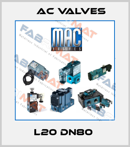 L20 DN80  МAC Valves