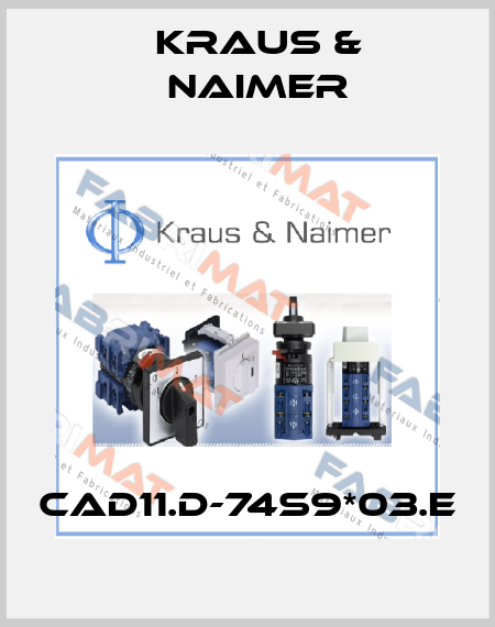 CAD11.D-74S9*03.E Kraus & Naimer