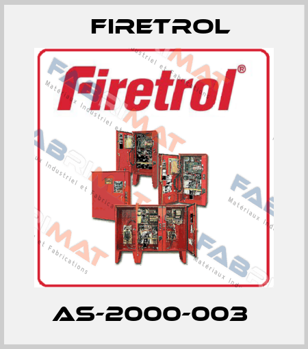 AS-2000-003  Firetrol