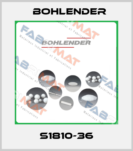 S1810-36 Bohlender