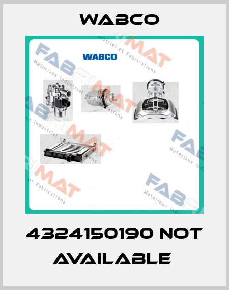 4324150190 not available  Wabco