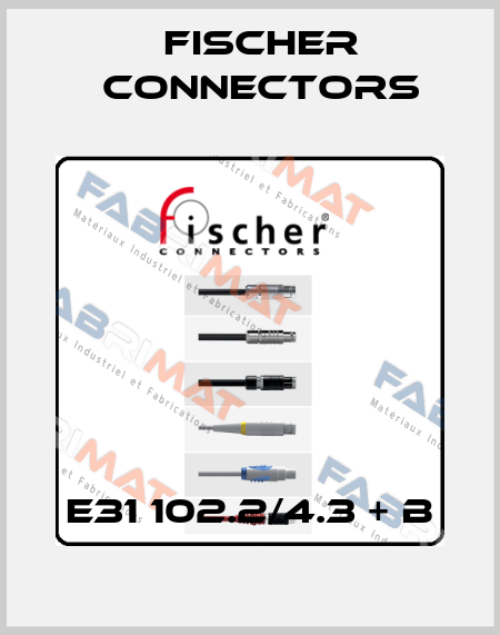 E31 102.2/4.3 + B Fischer Connectors