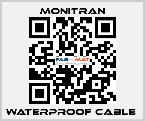 Waterproof cable  Monitran