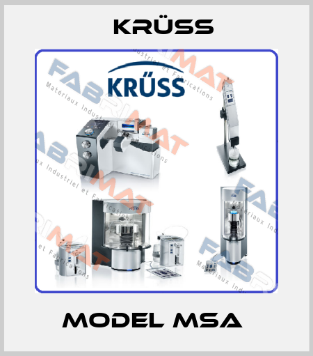 Model MSA  Krüss