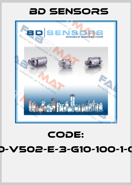 Code: 600-V502-E-3-G10-100-1-000  Bd Sensors