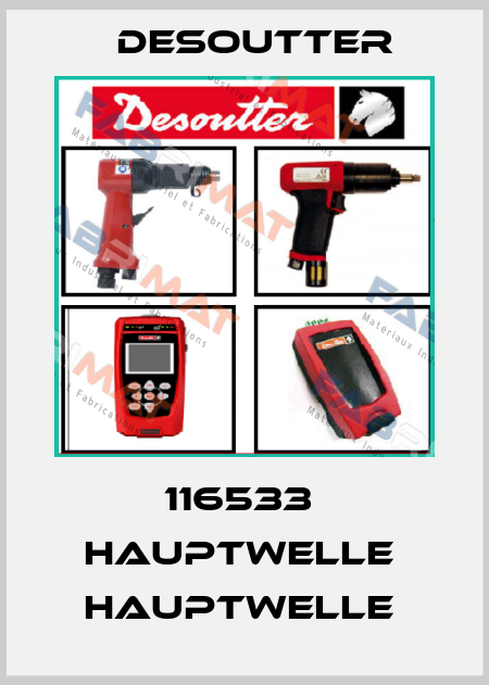 116533  HAUPTWELLE  HAUPTWELLE  Desoutter
