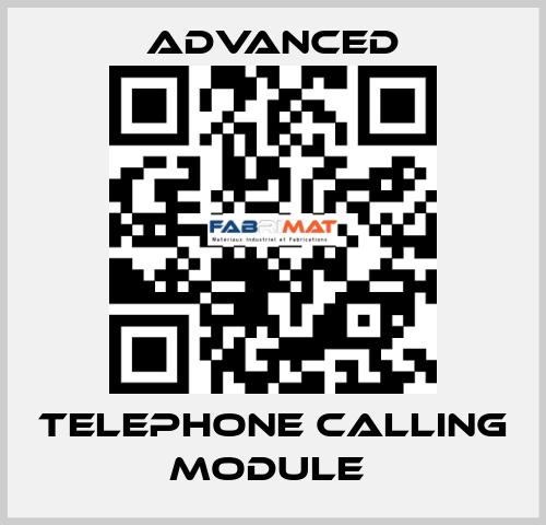 Telephone Calling Module  Advanced