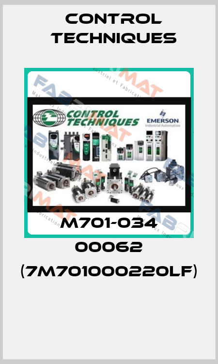 M701-034 00062 (7M701000220LF)  Control Techniques