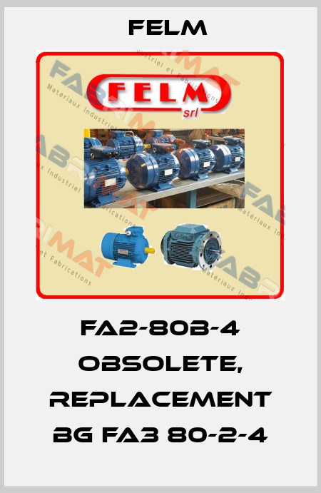 FA2-80B-4 obsolete, replacement BG FA3 80-2-4 Felm