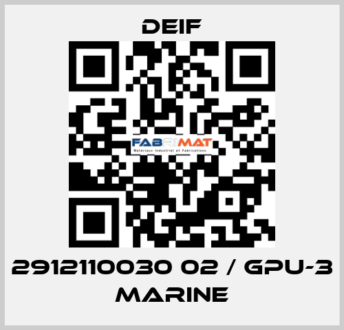 2912110030 02 / GPU-3 Marine Deif
