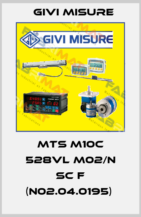 MTS M10C 528VL M02/N SC F (N02.04.0195)  Givi Misure
